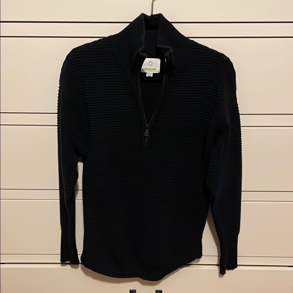 OFFLINE By Aerie Home Stretch Quarter Zip Sweater